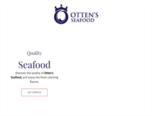 Tablet Screenshot of ottensseafood.com
